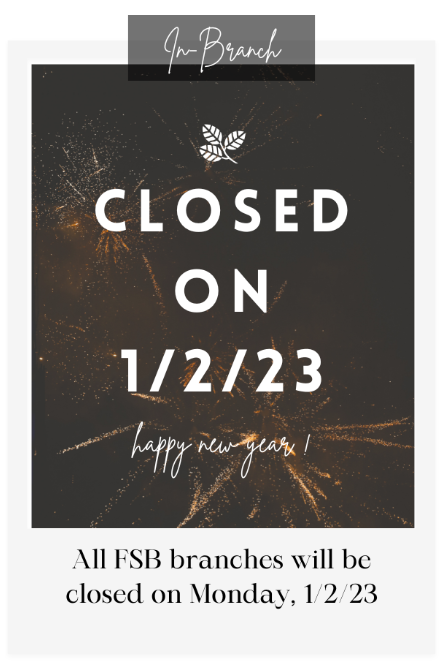 closed on 1/2/23 graphic